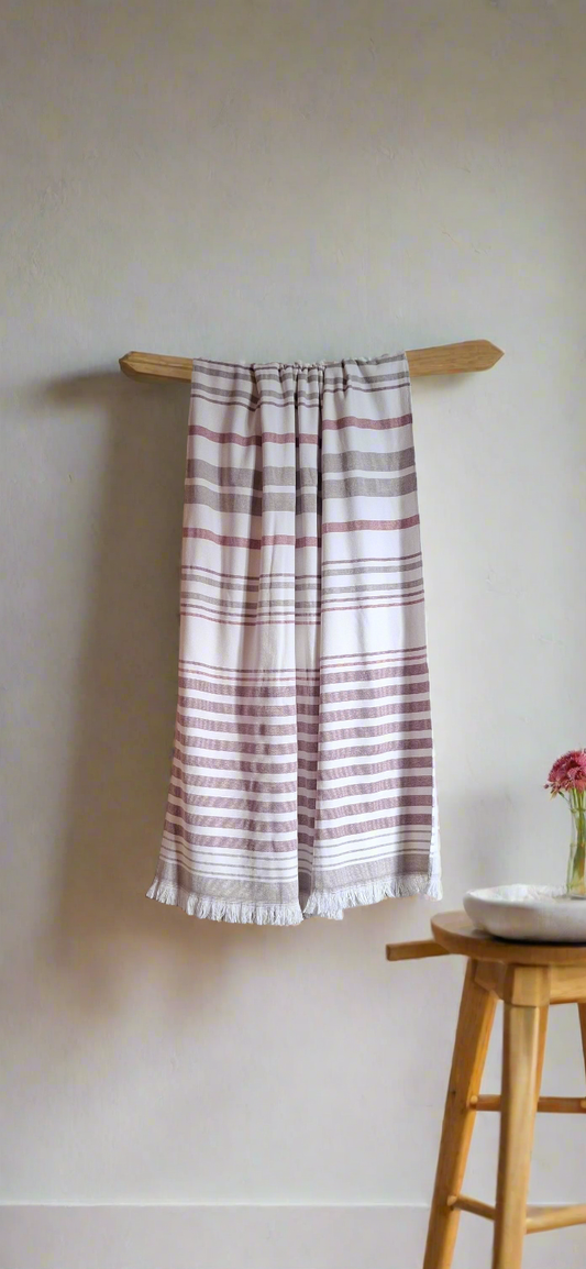 ბამბის ფეშთემალის ზღვის პირსახოცი 90×160