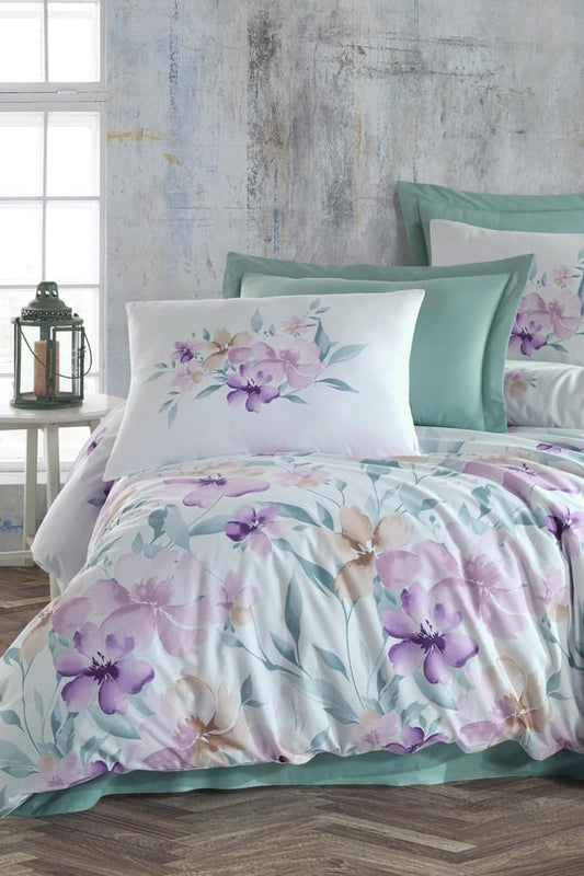 ბამბის ორთეთრიანი თეთრეულის ნაკრები