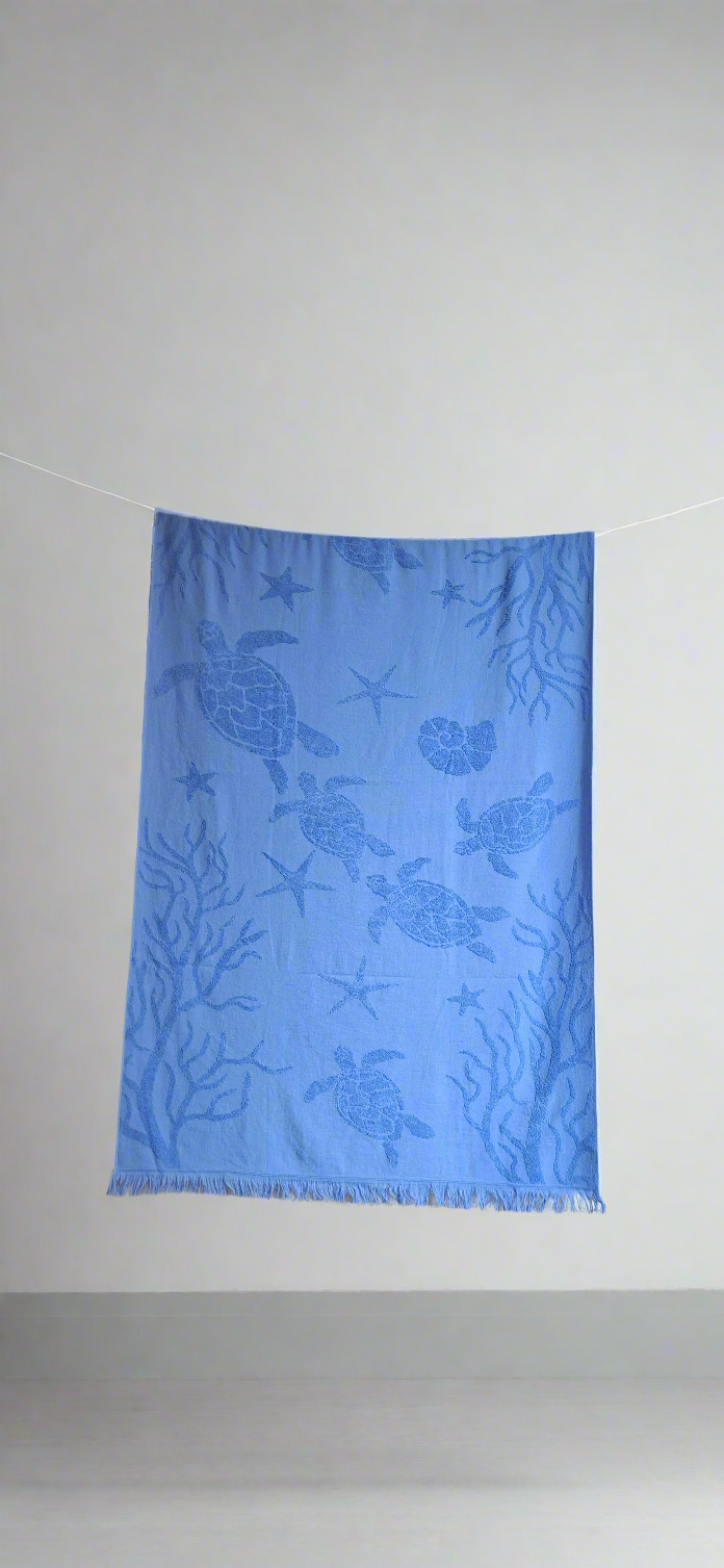 ბამბის ზღვის პირსახოცი 90×160