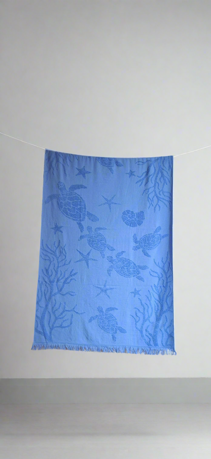 ბამბის ზღვის პირსახოცი 90×160