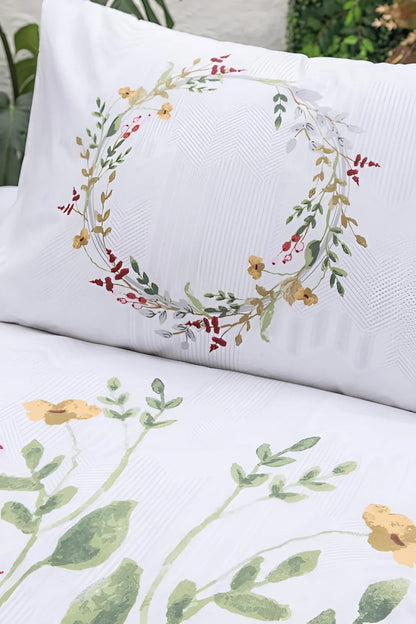 ბამბის ორწანი თეთრეულის ნაკრები დიჯიტალ პრინტით