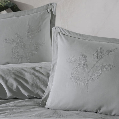 ჟაკარის ორ საწოლიანი თეთრეულის ნაკრები ნაცრისფერი