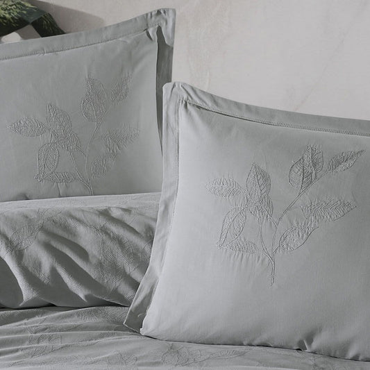 ჟაკარის ორ საწოლიანი თეთრეულის ნაკრები ნაცრისფერი