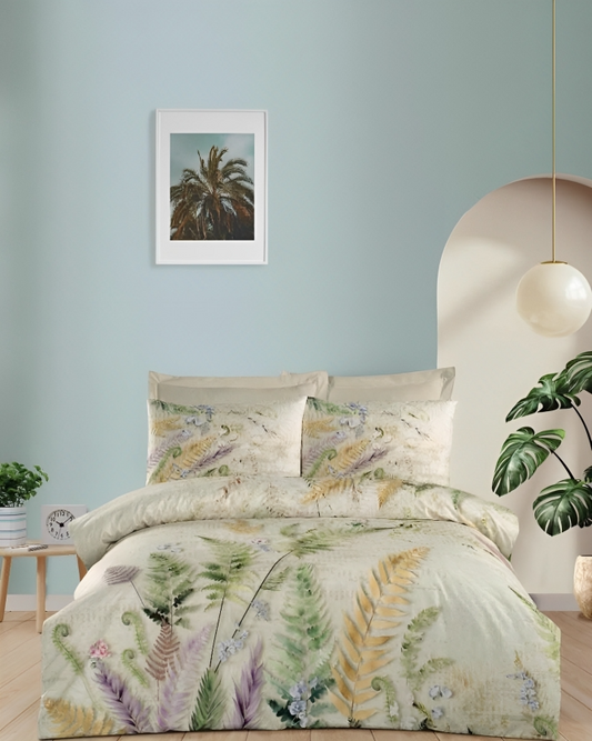 ბამბის ორწანი თეთრეულის ნაკრები დიჯიტალ პრინტით