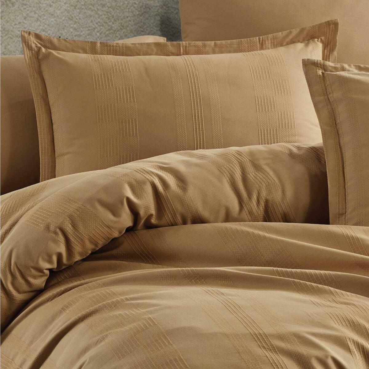 ბამბის ჟაკარის ორთეთრანი თეთრეულის ნაკრები