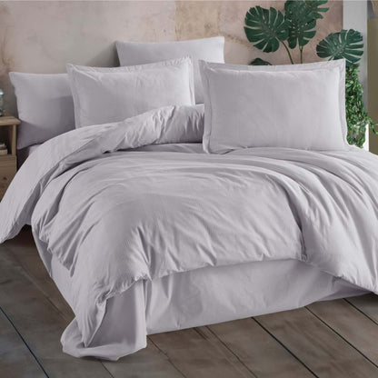 ბამბის ჟაკარის ორთეთრანი თეთრეულის ნაკრები