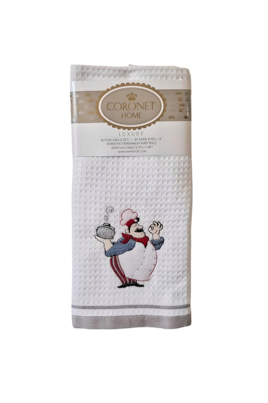 100% ბამბის ჩაის ტილო 40×60 2 ცალი