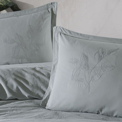 ჟაკარის ორ საწოლიანი თეთრეულის ნაკრები მწვანე