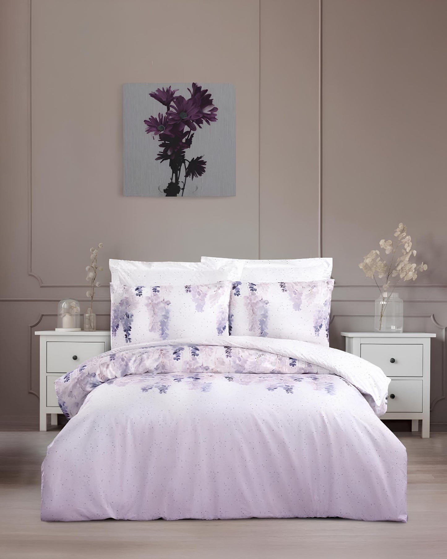 ბამბის ორწანი თეთრეულის ნაკრები დიჯიტალ პრინტით